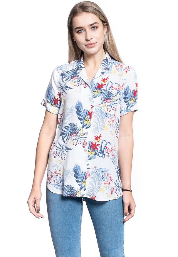 Mustang - DAMSKA KOSZULA MUSTANG EDDA AOP BLOUSE 1009460 11707