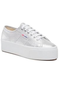 Superga Tenisówki 2790 Lame S61174W Srebrny. Kolor: srebrny. Materiał: materiał #4