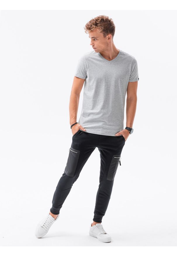 Szary t-shirt Ombre Clothing