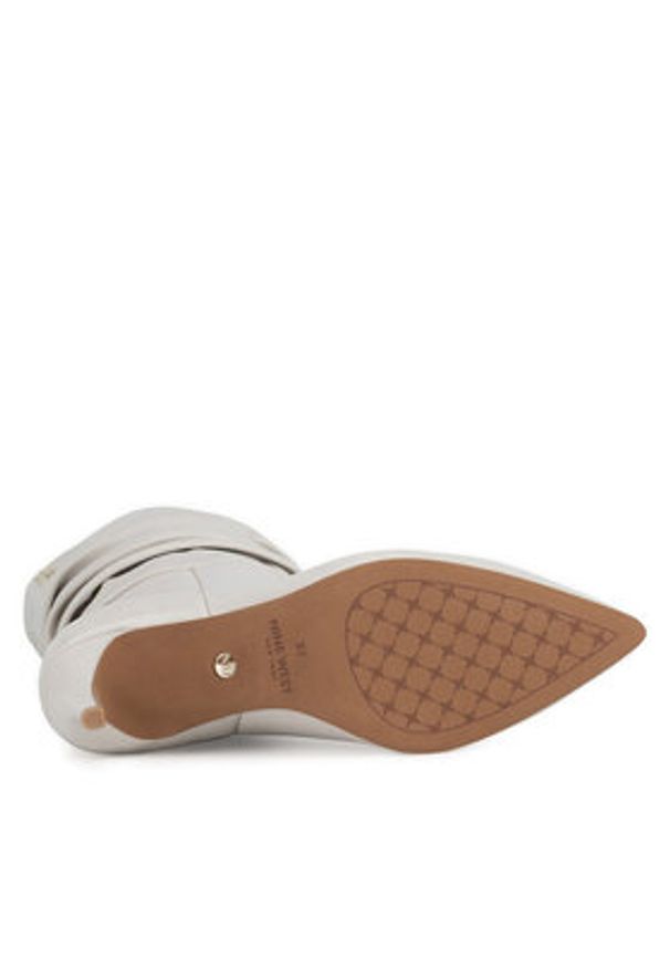 Nine West Botki WFA2786-1 Biały. Kolor: biały. Materiał: skóra
