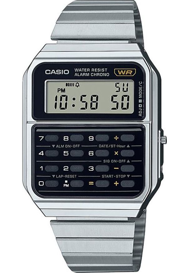 Zegarek Casio ZEGAREK MĘSKI CASIO VINTAGE CA-500WE-1A (zd148f) + BOX. Styl: vintage