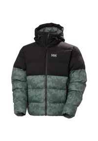 Kurtka puchowa Helly Hansen Oslo Graphic Puffy. Kolor: zielony. Materiał: puch #1