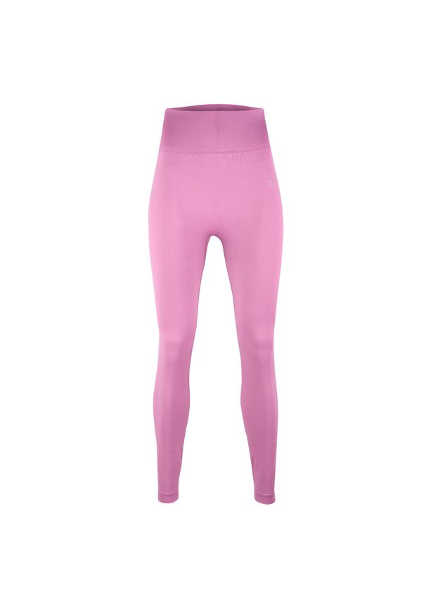 BESHAPED - Legginsy fitness damskie Beshaped Shape Up modelujące. Kolor: różowy. Materiał: nylon. Sport: fitness