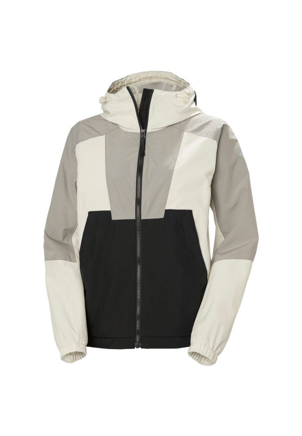 Kurtka przeciwdeszczowa damska Helly Hansen Rig Rain. Kolor: szary. Styl: sportowy