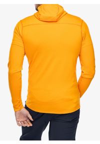 Bluza z kapturem męska Montane Protium Lite Hoodie. Typ kołnierza: kaptur. Kolor: pomarańczowy. Materiał: polar. Sport: wspinaczka