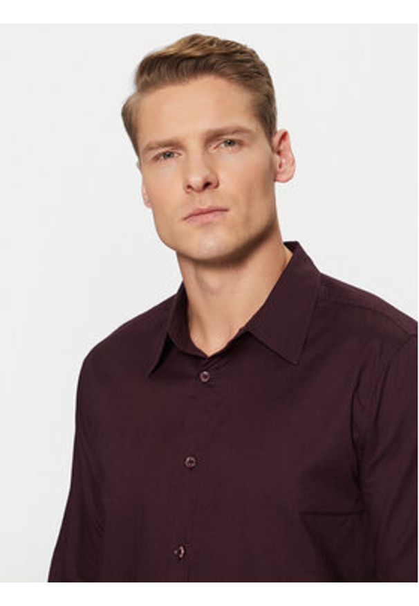 Only & Sons Koszula Pete 22033255 Bordowy Regular Fit. Kolor: czerwony. Materiał: bawełna