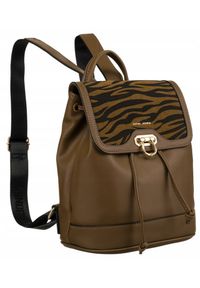 DAVID JONES - Plecak damski David Jones 6865-3 khaki. Kolor: brązowy