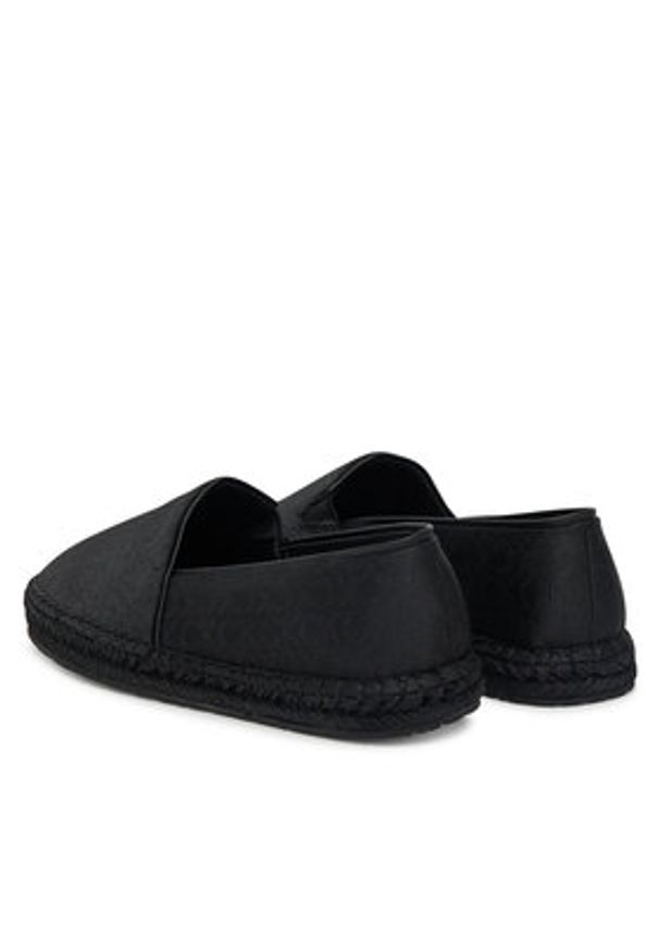 Calvin Klein Espadryle Flat Espadrille - Jacq HW0HW02467 Czarny. Kolor: czarny. Materiał: materiał