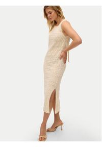Vero Moda Sukienka letnia Bali 10302925 Écru Regular Fit. Materiał: bawełna. Sezon: lato #5
