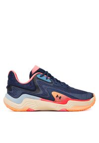 Buty do koszykówki Under Armour. Kolor: niebieski. Sport: koszykówka