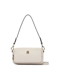 TOMMY HILFIGER - Tommy Hilfiger Torebka Th Daily Camera Bag Mono AW0AW18414 Biały. Kolor: biały. Materiał: skórzane #3