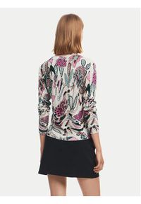 Desigual Sweter Manchester 24WWJF41 Kolorowy Regular Fit. Materiał: wiskoza. Wzór: kolorowy #7