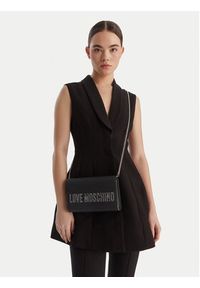 Love Moschino - LOVE MOSCHINO Torebka JC4103PP1OKD000B Czarny. Kolor: czarny. Materiał: skórzane #2