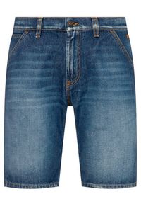MSGM Szorty jeansowe 2840MB43L 207072 Granatowy Regular Fit. Kolor: niebieski. Materiał: jeans, bawełna #4