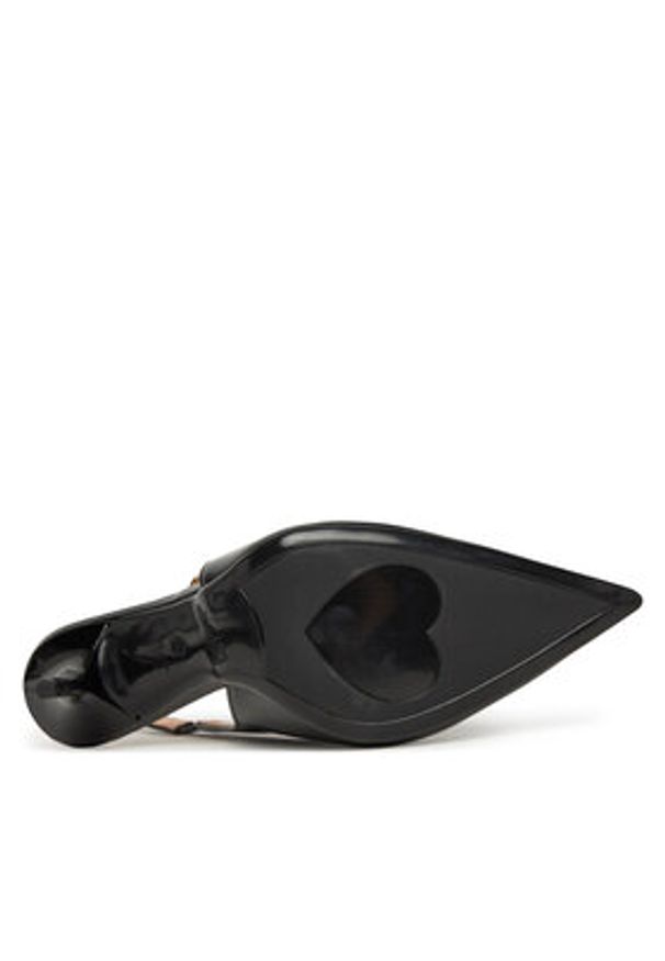 Love Moschino - LOVE MOSCHINO Szpilki JA10139G0MIH0000 Czarny. Kolor: czarny. Materiał: skóra. Obcas: na szpilce