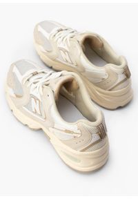 New Balance - NEW BALANCE 530 GR530AA Sneakersy damskie. Kolor: beżowy. Materiał: jeans, materiał, guma #5