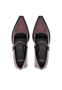 Vagabond Shoemakers Czółenka Vivian 5553-060-38 Bordowy. Kolor: czerwony. Materiał: lakier, skóra #2