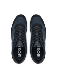 BOSS Sneakersy Titanium Sl 50536524 Granatowy. Kolor: niebieski. Materiał: materiał #2