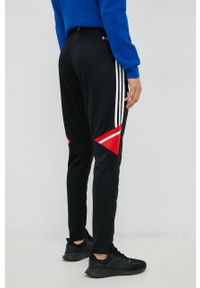 adidas Performance spodnie treningowe Messi męskie kolor czarny z nadrukiem. Kolor: czarny. Materiał: skóra, dzianina, materiał. Wzór: nadruk. Sport: fitness #3