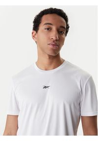 Reebok T-Shirt RK25602CCM Biały Regular Fit. Kolor: biały. Materiał: syntetyk #5