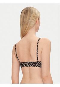 BOSS Góra od bikini Bb Monogram 50535267 Czarny Regular Fit. Kolor: czarny. Materiał: syntetyk