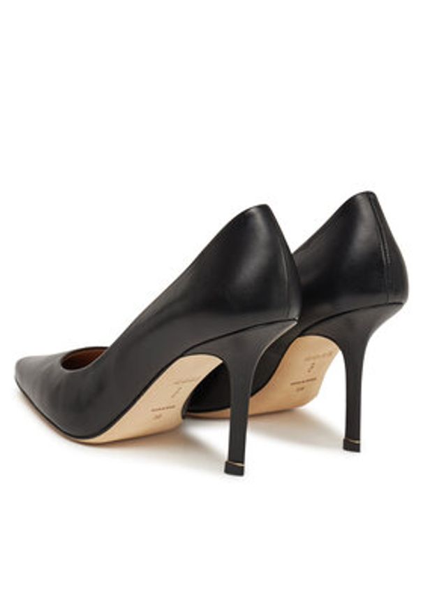 BOSS Szpilki Charlize 50536288 Czarny. Kolor: czarny. Materiał: skóra. Obcas: na szpilce