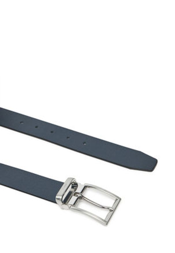 Guess Pasek Męski BM7787 P3435 Szary. Kolor: szary. Materiał: skóra