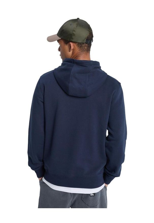 Quiksilver - Bluza z kapturem dla Mężczyzn COMP LOGO Czarny. Typ kołnierza: kaptur. Kolor: niebieski. Materiał: materiał, poliester, bawełna