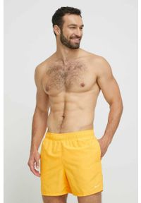 Nike szorty kąpielowe kolor żółty. Kolor: pomarańczowy. Materiał: poliester #1