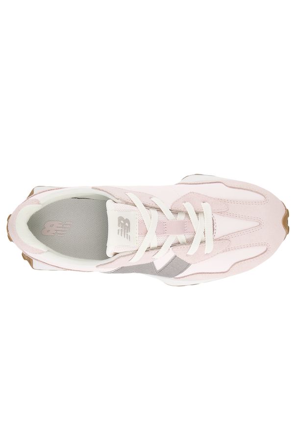 Buty dziecięce New Balance G32739V – różowe. Okazja: na co dzień. Kolor: różowy. Materiał: zamsz, guma. Szerokość cholewki: normalna