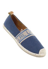POTOCKI - Półbuty damskie espadryle niebieskie Potocki PY16373. Kolor: niebieski. Materiał: tkanina. Szerokość cholewki: normalna #1