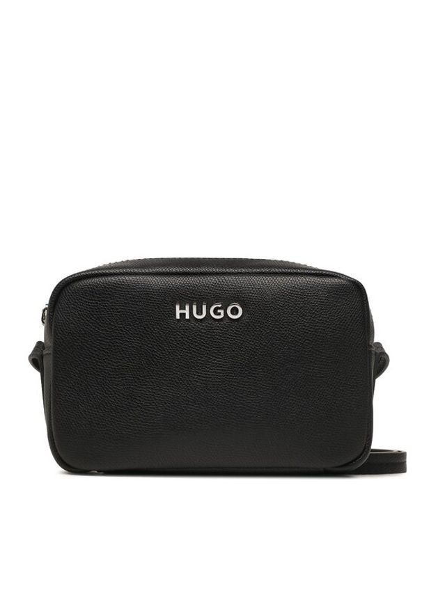 Hugo Torebka Chris Sm Crossbody R 0485074 Czarny. Kolor: czarny. Materiał: skórzane
