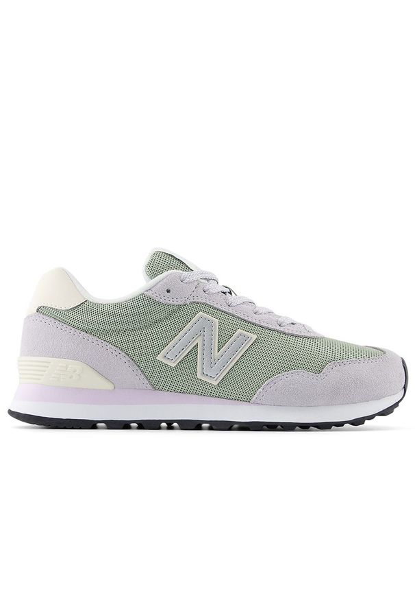 Buty damskie New Balance WL515MGG - zielone. Okazja: na co dzień. Kolor: zielony. Materiał: syntetyk, zamsz, materiał, guma. Szerokość cholewki: normalna