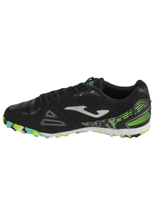 Buty do piłki nożnej dla dorosłych Joma Mundial skórzane treningowe. Kolor: czarny. Materiał: skóra. Sport: piłka nożna