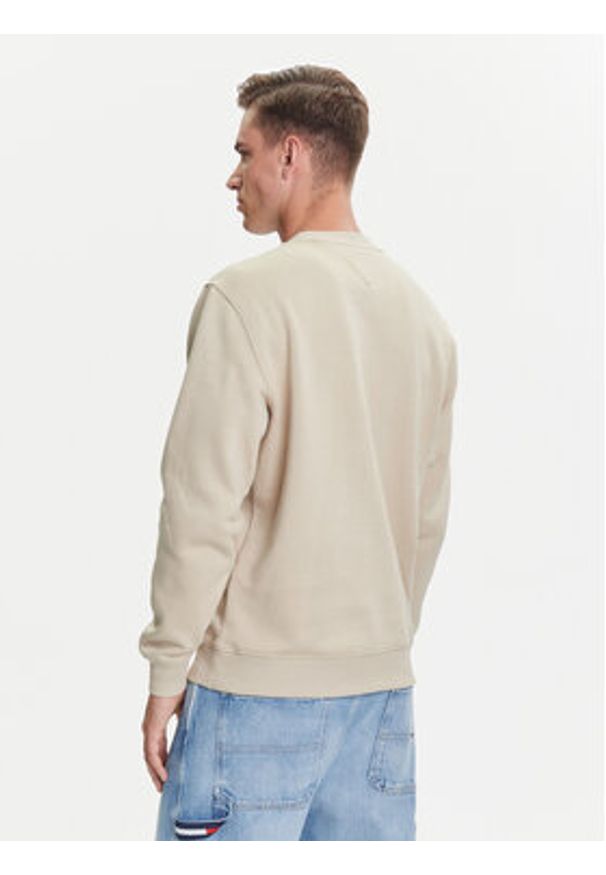 Tommy Jeans Bluza DM0DM20741 Beżowy Regular Fit. Kolor: beżowy. Materiał: bawełna