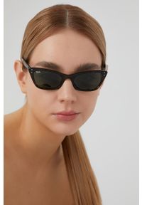 Ray-Ban okulary przeciwsłoneczne damskie kolor czarny. Kolor: czarny #1