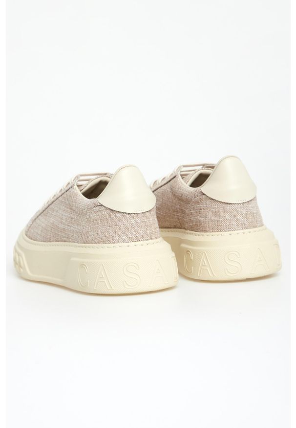 Casadei - Sneakersy damskie skórzane CASADEI. Materiał: skóra