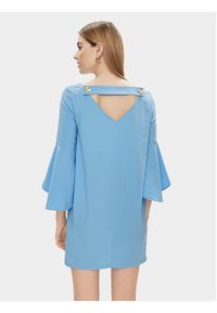 Liu Jo Sukienka koktajlowa CA4276 TS058 Niebieski Regular Fit. Kolor: niebieski. Materiał: syntetyk. Styl: wizytowy #4
