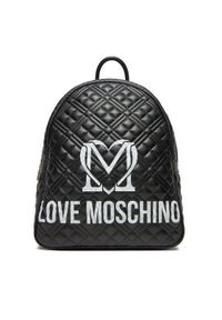 Love Moschino - LOVE MOSCHINO Plecak JC4377PP0LKR100A Czarny. Kolor: czarny. Materiał: skóra #1