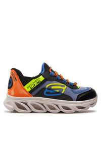 skechers - Skechers Sneakersy Flex Glide 403840L/BLMT Czarny. Kolor: czarny. Materiał: materiał #1