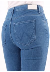 Wrangler - WRANGLER SLIM CROP DAMSKIE SPODNIE JEANSOWE RETRO ACTION W248GU124. Styl: retro #5