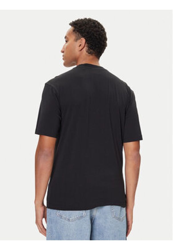 Hugo - HUGO T-Shirt Nedirix 50549162 Czarny Regular Fit. Kolor: czarny. Materiał: bawełna