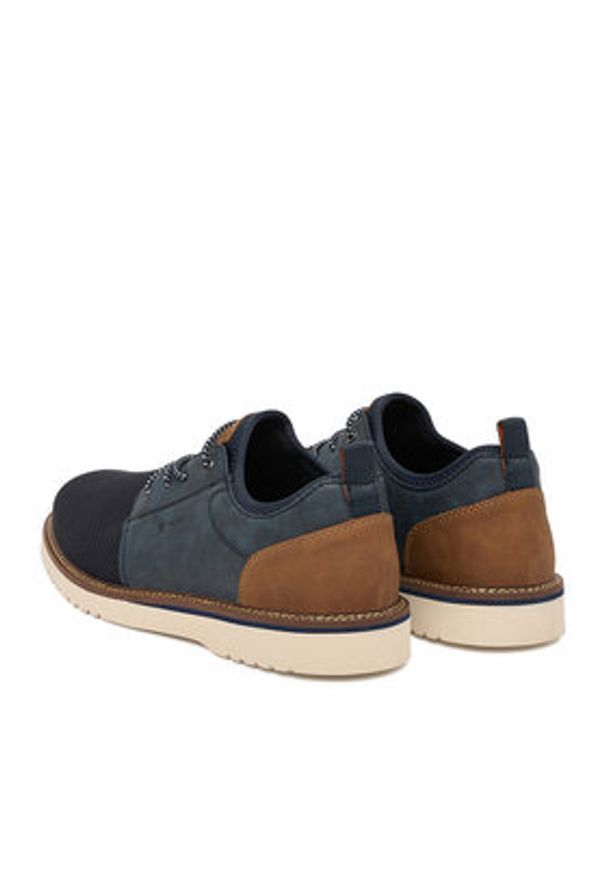 Rieker Półbuty 04550-14 Granatowy. Kolor: niebieski. Materiał: materiał