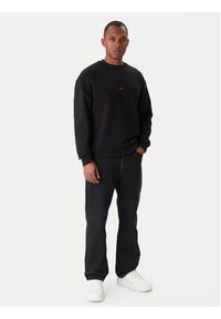 Hugo - HUGO Bluza Dubraxo 50557482 Czarny Relaxed Fit. Kolor: czarny. Materiał: bawełna #5