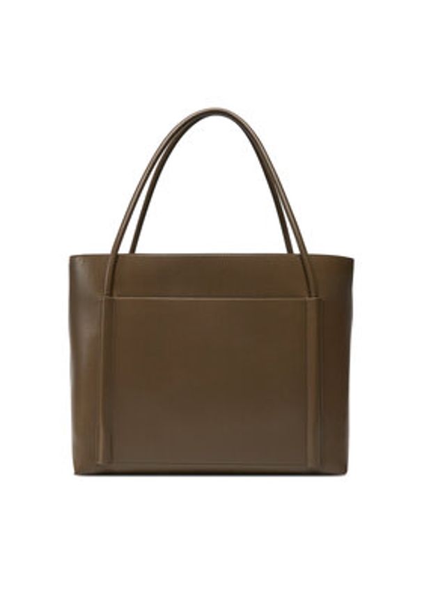 Calvin Klein Torebka Ck Linn Large Shopper K60K613109 Brązowy. Kolor: brązowy. Materiał: skórzane