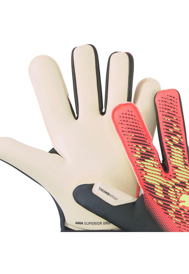 Puma - Rękawice bramkarskie PUMA Ultra Grip 1 Hybrid. Kolor: czerwony. Sport: piłka nożna