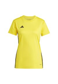 Adidas - Koszulka damska adidas Tabela 23 Jersey. Kolor: żółty, wielokolorowy, czarny. Materiał: poliester. Sport: piłka nożna #1