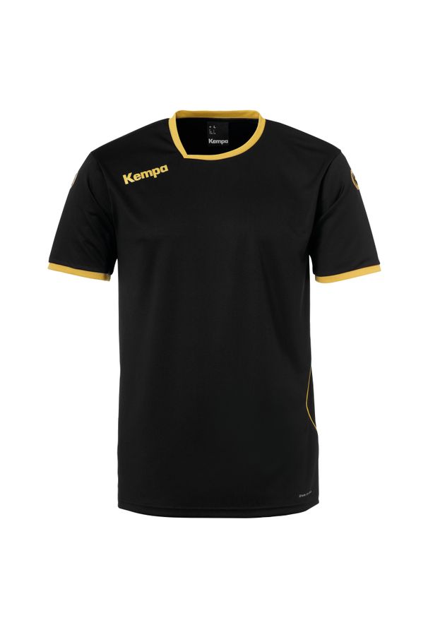 KEMPA - Koszulka dziecięca Kempa Curve. Kolor: wielokolorowy, żółty, czarny. Materiał: materiał. Sport: fitness