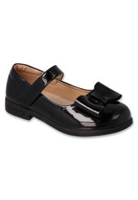 Befado obuwie dziecięce 171Y001 czarne. Zapięcie: rzepy. Kolor: czarny. Materiał: skóra. Szerokość cholewki: normalna #1