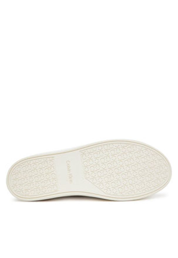 Calvin Klein Mokasyny Hybrid Lace Up Boat Lth HM0HM01812 Écru. Materiał: skóra